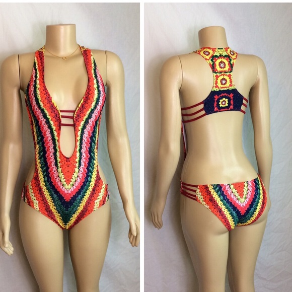 Multicolored Monokini - Picture 3 of 5
